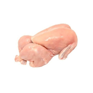Whole chicken clean and cut