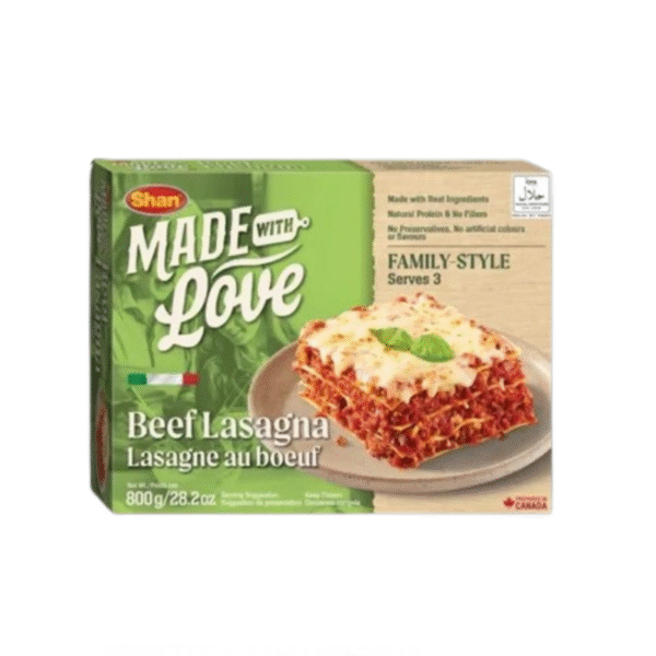 Shan Frozen Beef Lasagna