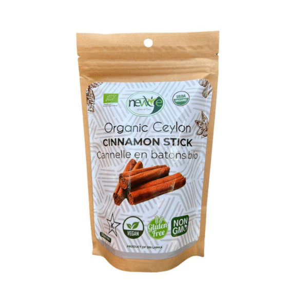 NewTree Organic Ceylon Cinnamon Stick 100g