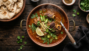 Pakistani beef nihari made with fresh halal beef from Al Raziq Halal Foods Mississauga"